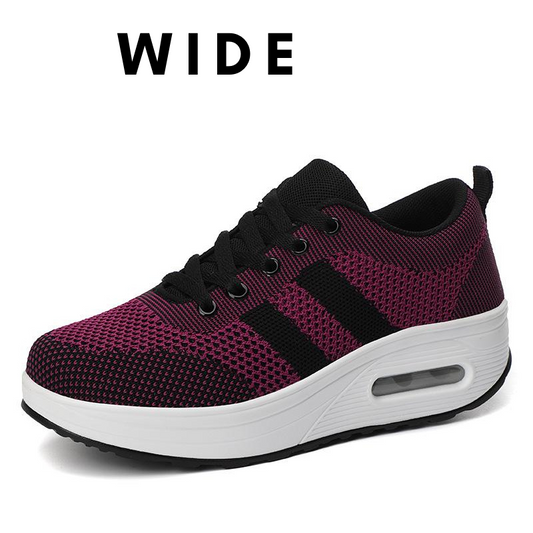 WIDE🔥Nur noch heute 60% Rabatt – Leichte orthopädische Sneaker für Damen aus atmungsaktivem Mesh-Gewebe