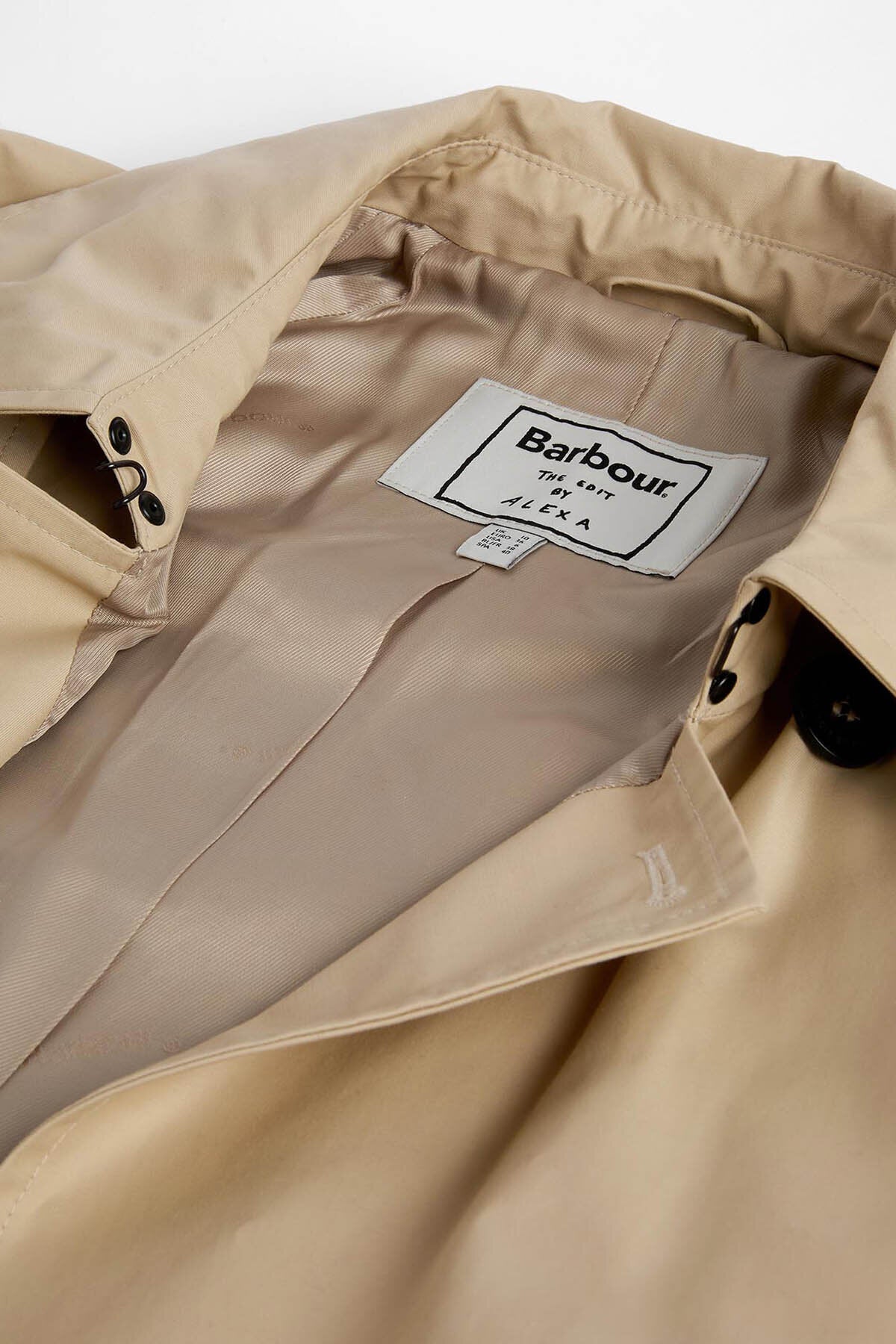 The Edit by Alexa Harley Showerproof Trench Coat - LT SAND