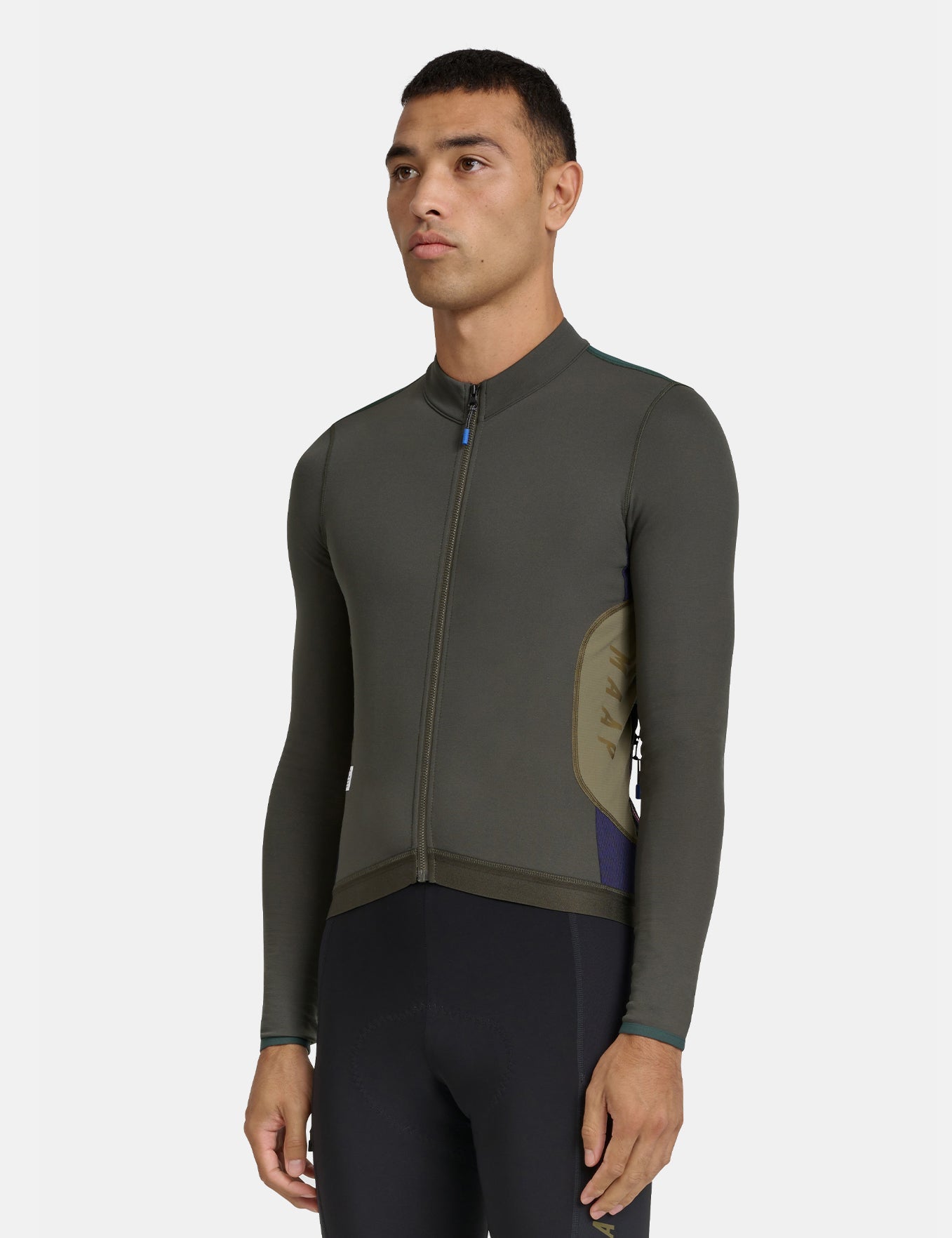 Alt_Road Long Sleeve Jersey - Burnt Olive Green