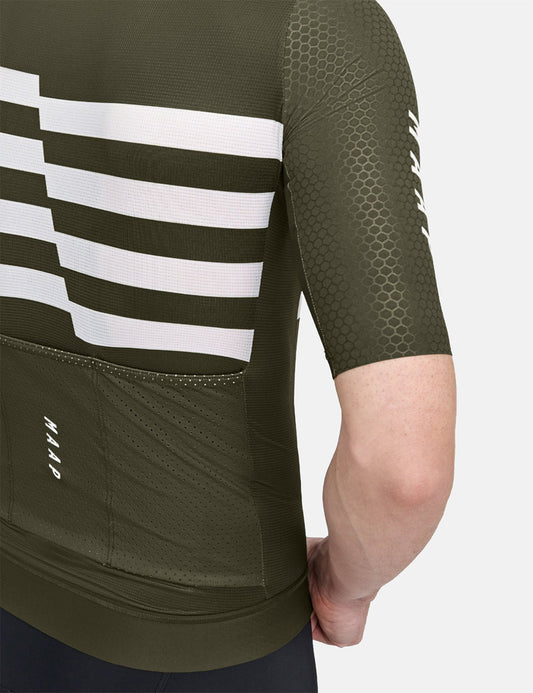 Emblem Pro Hex Jersey - Olive Green
