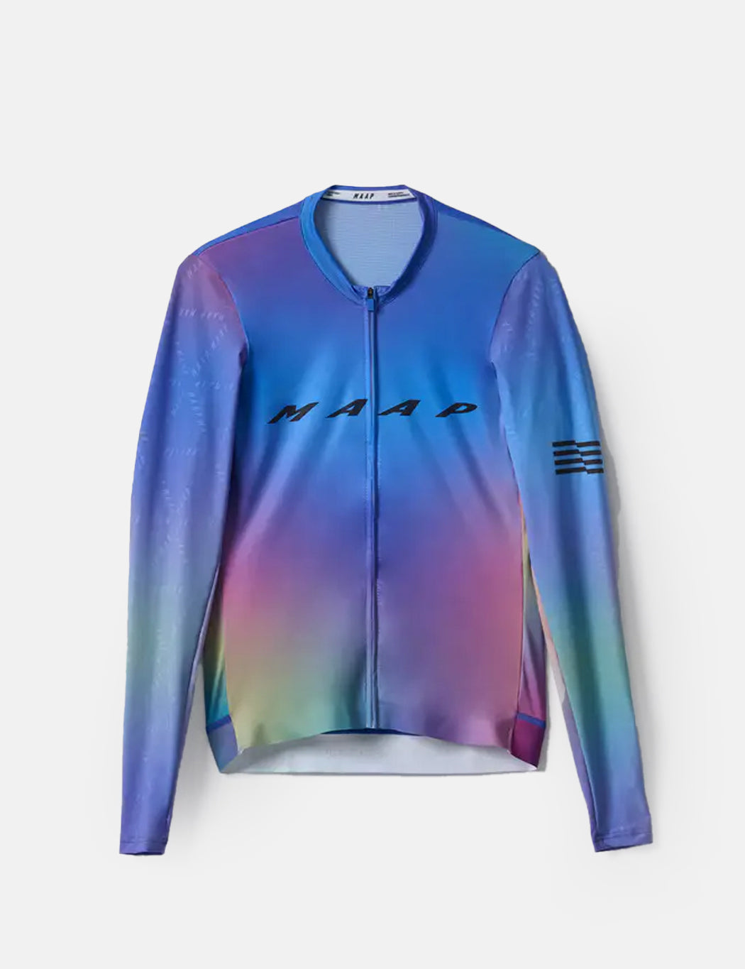 Blurred Out Pro Hex Long Sleeve Jersey 2.0 - Blue Mix