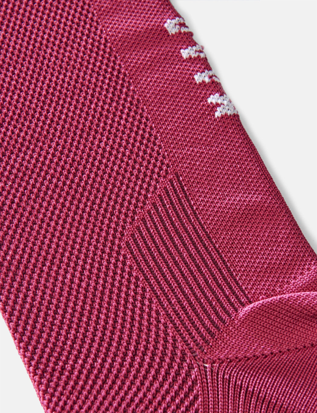 Division Sock - Plum Red