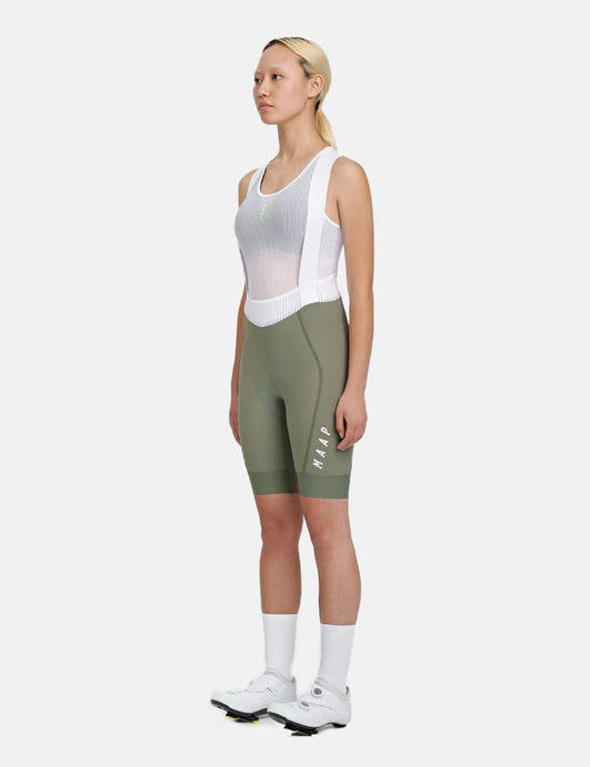 Women's Team Bib Evo - Seagrass Green/White