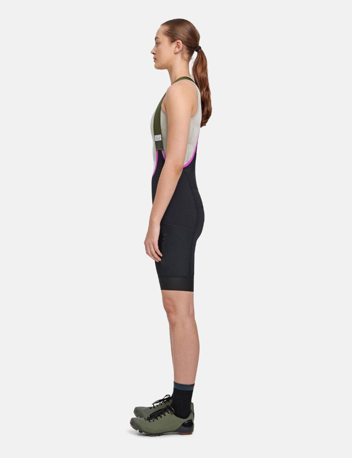 Womens Alt_Road Cargo Bib Shorts - Black