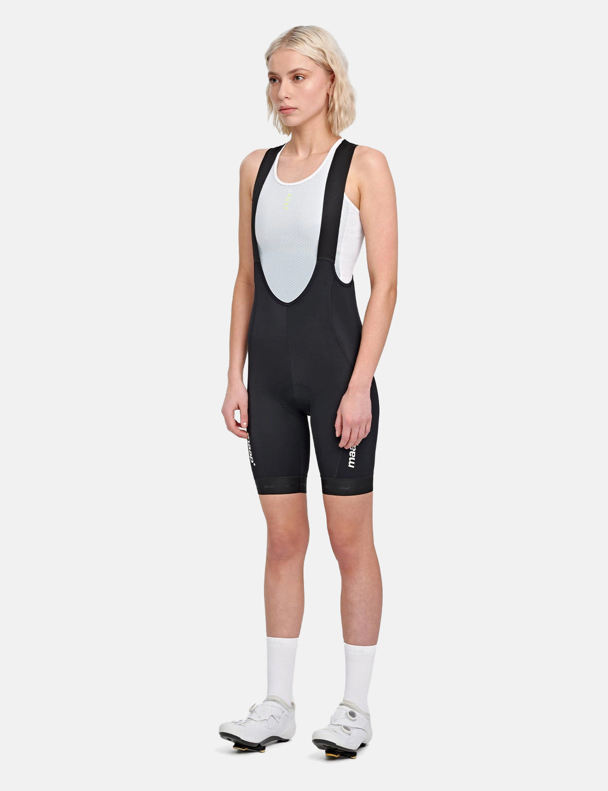 Womens Training Bib Shorts 3.0 - Black/Black