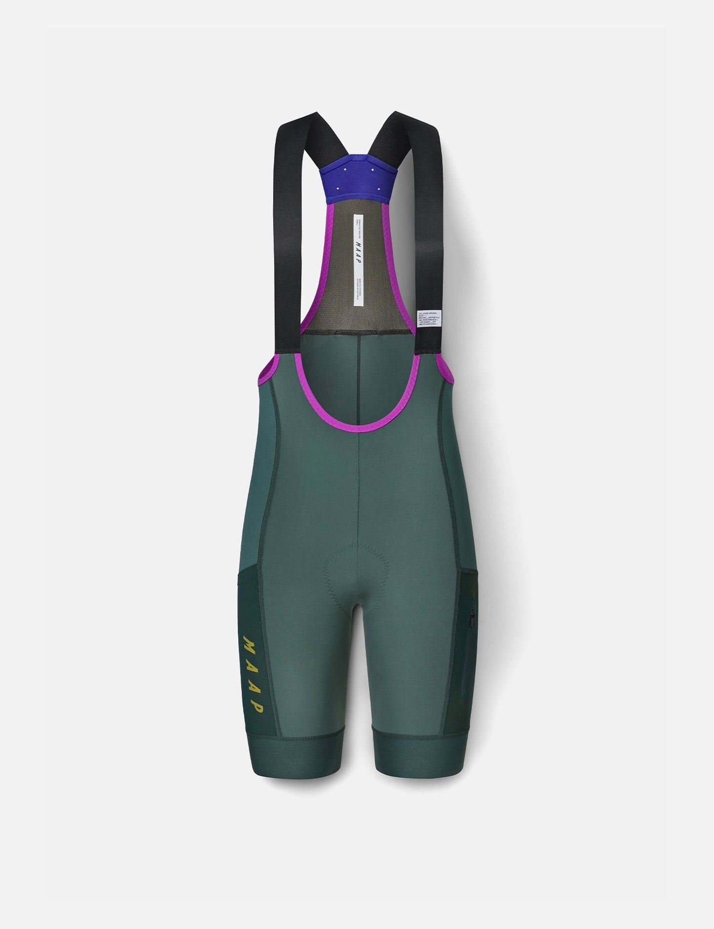 Womens Alt_Road Cargo Bib Shorts - Cypress Green