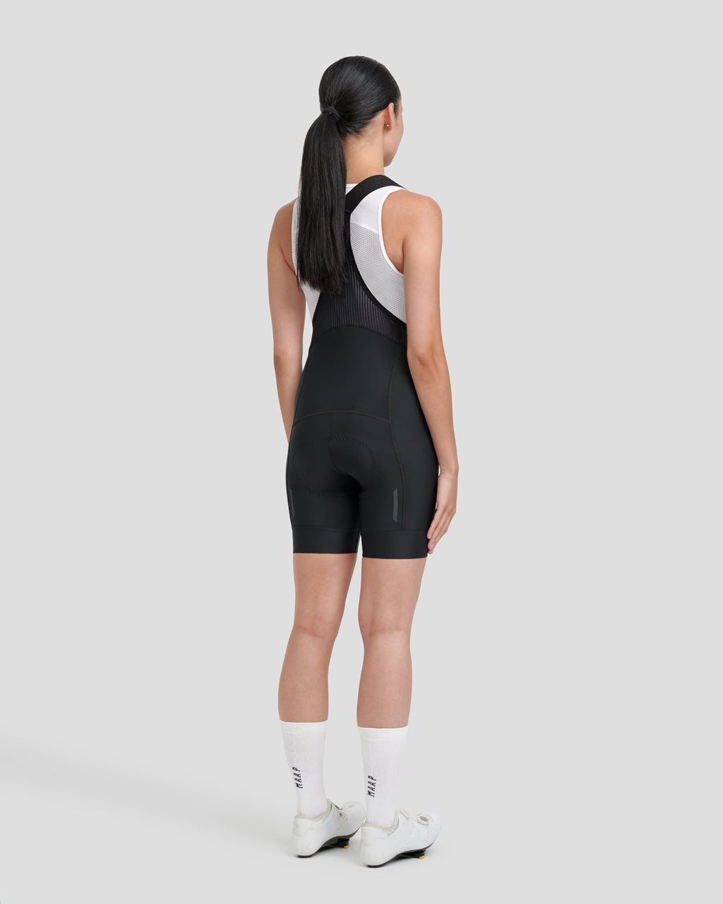 Women's Short Team Bib Evo - Black/Black