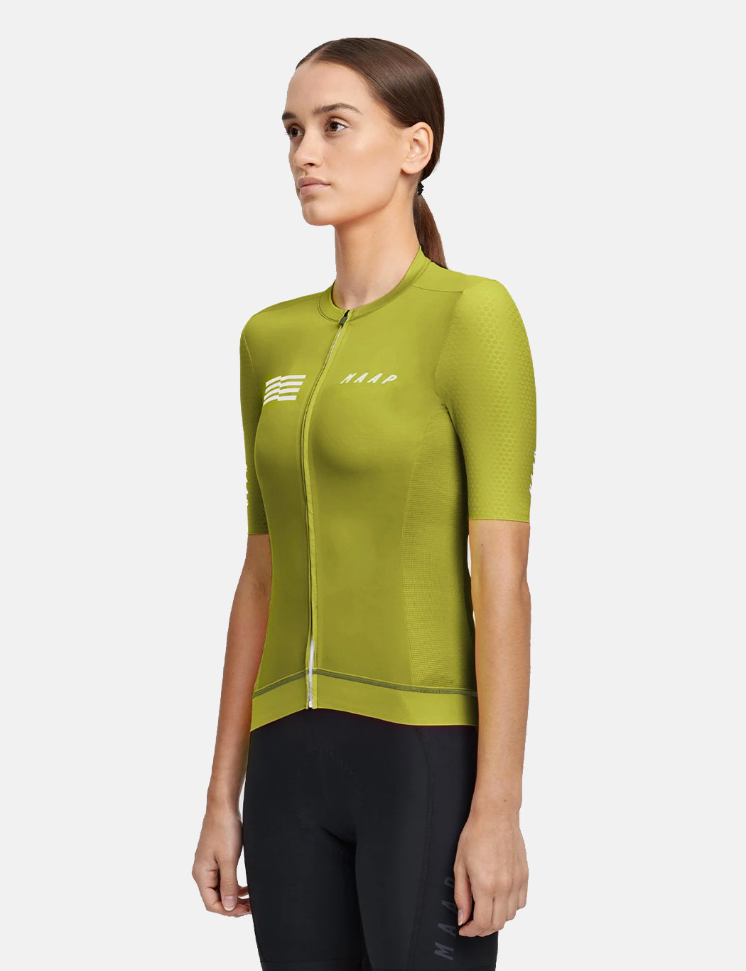 Womens Emblem Pro Hex Jersey - Fern Green