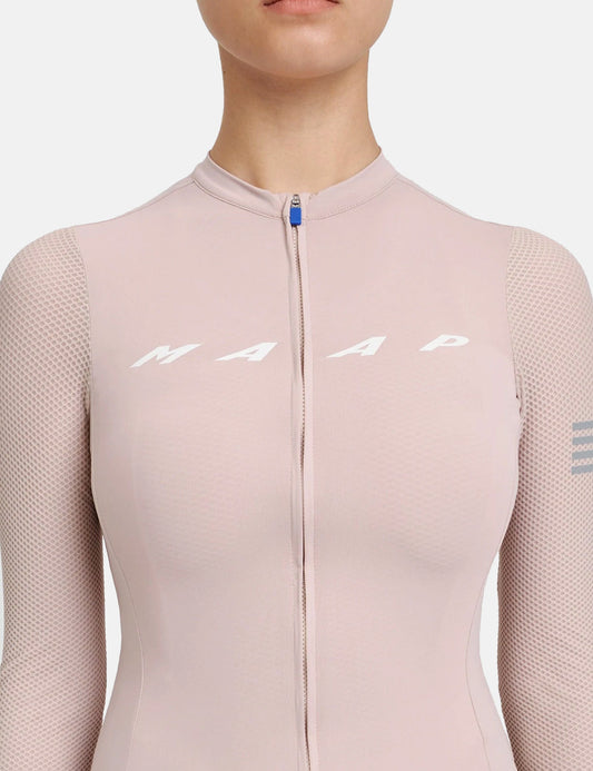 Women's Evade Pro Base Long Sleeve Jersey - Chalk Pink