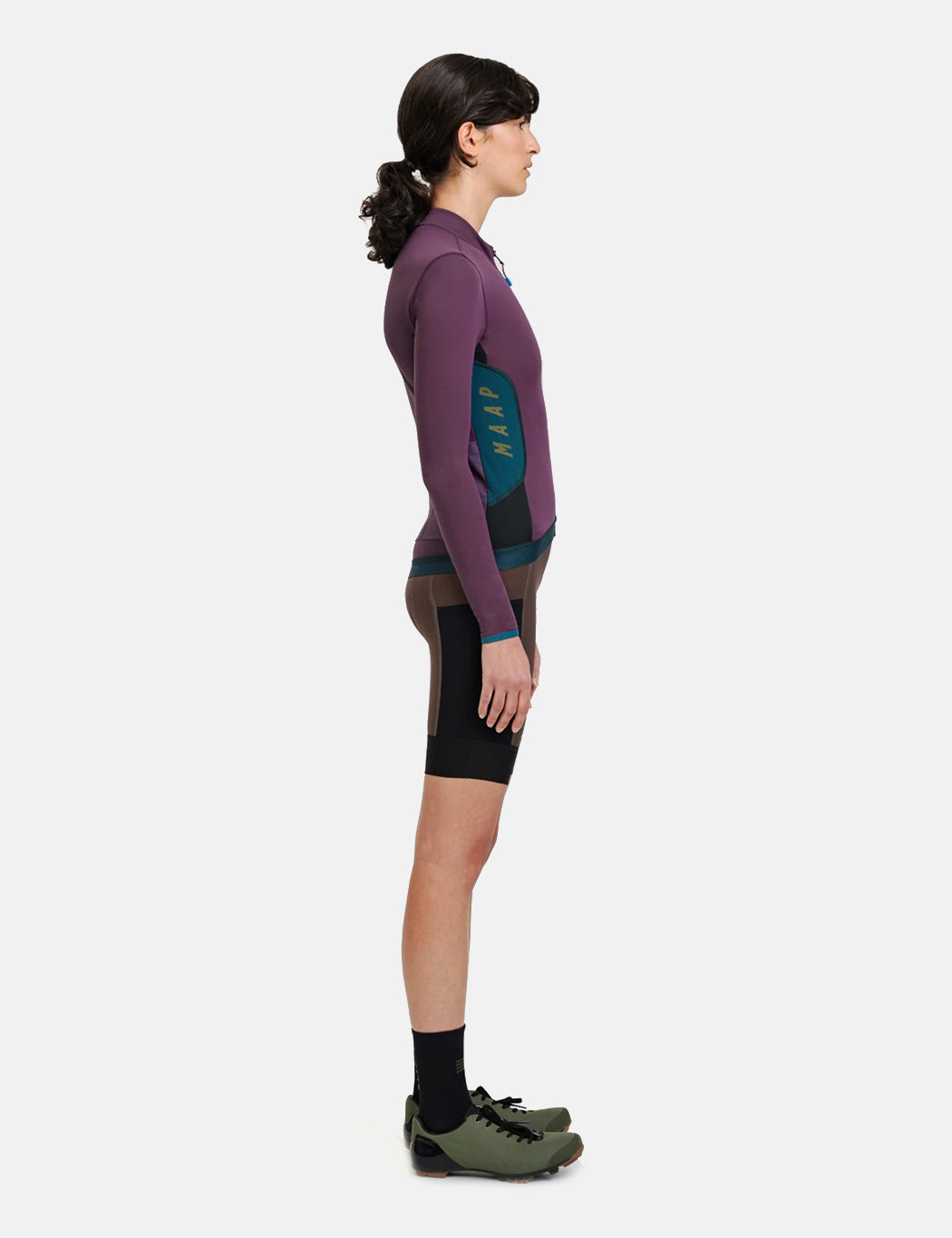 Women's Alt_Road Long Sleeve Jersey - Eggplant