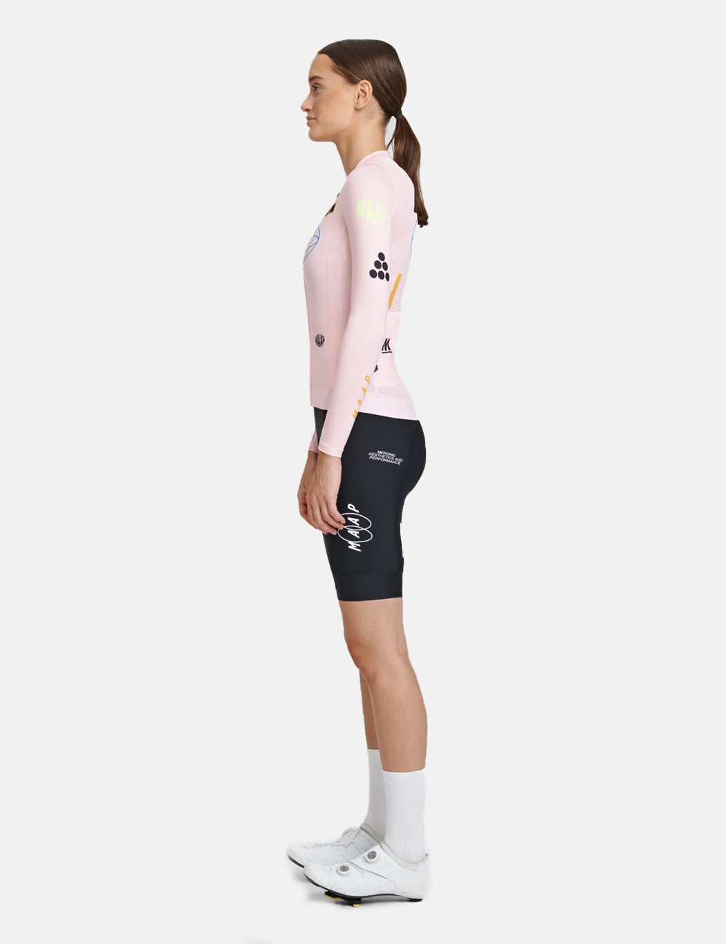 Women's Axis Pro Jersey Long Sleeve - Pale Pink