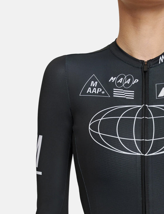 Women's Axis Pro Jersey Long Sleeve - Black
