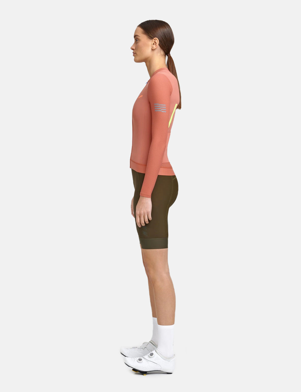 Women's Evade Pro Base Long Sleeve Jersey - Rose Pink