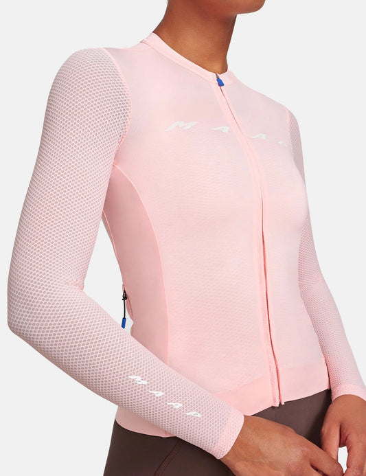 Women's Evade Pro Long Sleeve Jersey 2.0 - Pale Pink