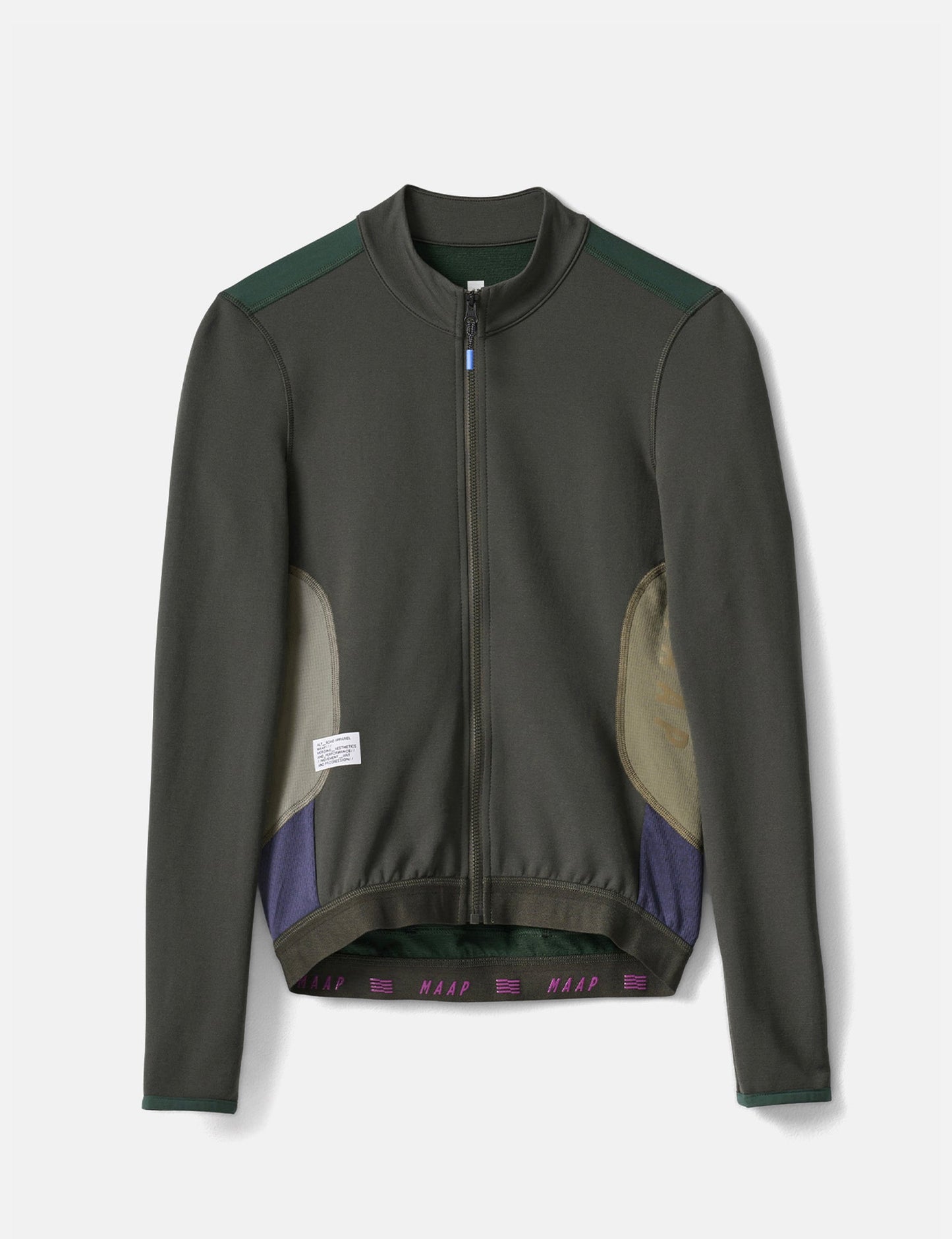 Womens Alt_Road Long Sleeve Jersey - Burnt Olive Green