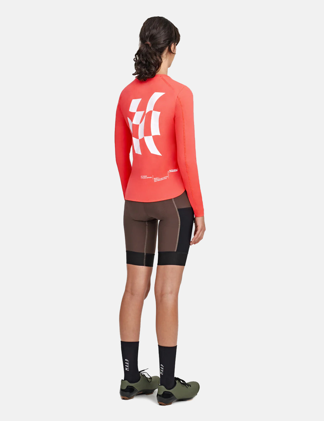 Women's Alt_Road Ride Long Sleeve T-Shirt - Lava