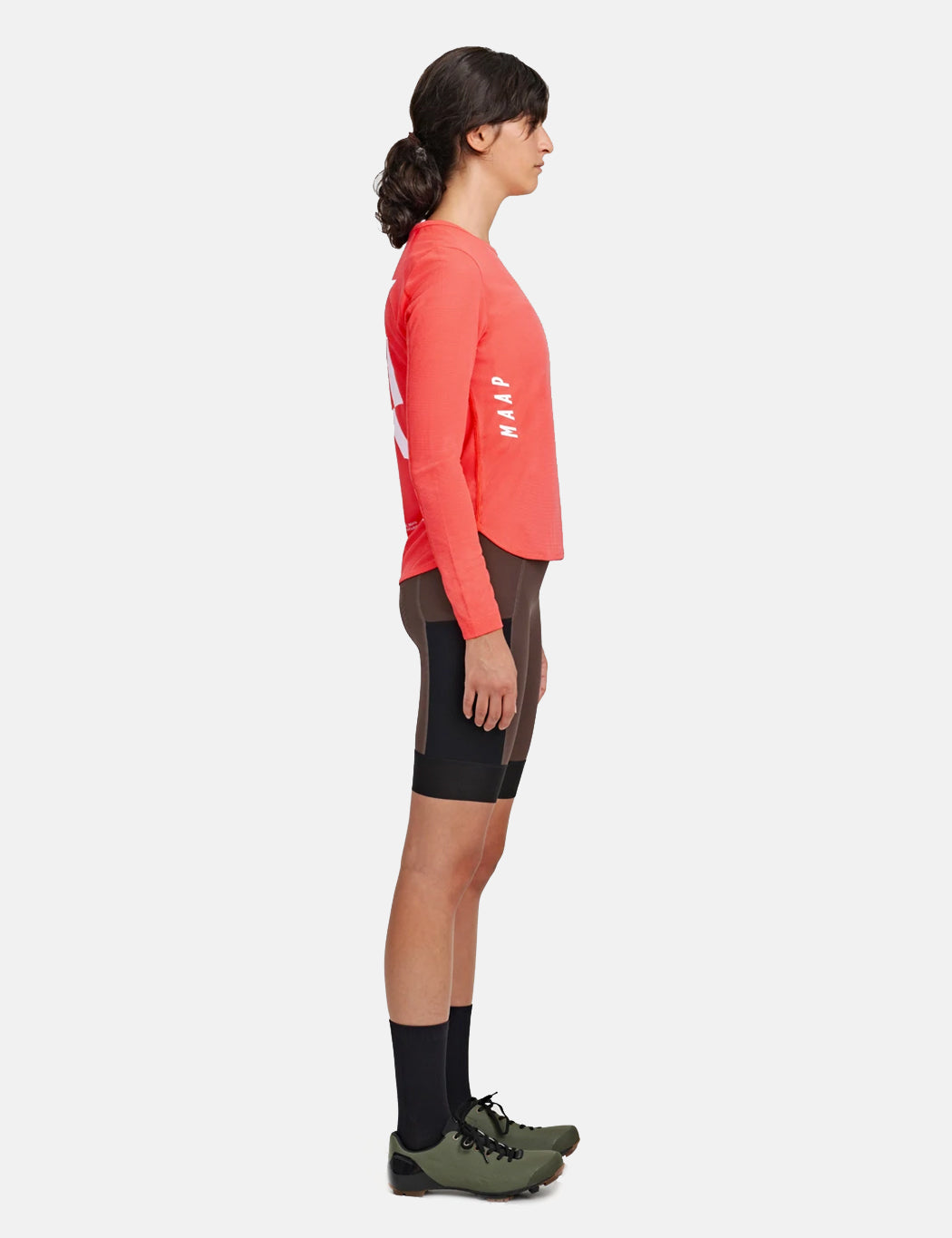 Women's Alt_Road Ride Long Sleeve T-Shirt - Lava