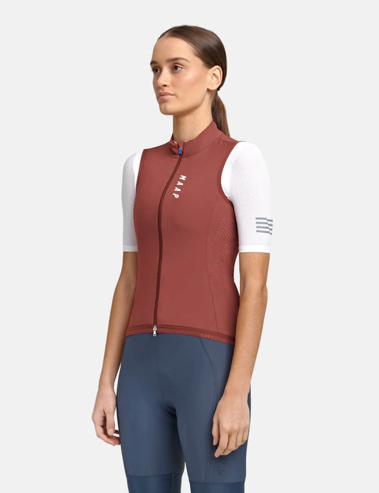 Gilet équipe femme Draft – Rouge henné