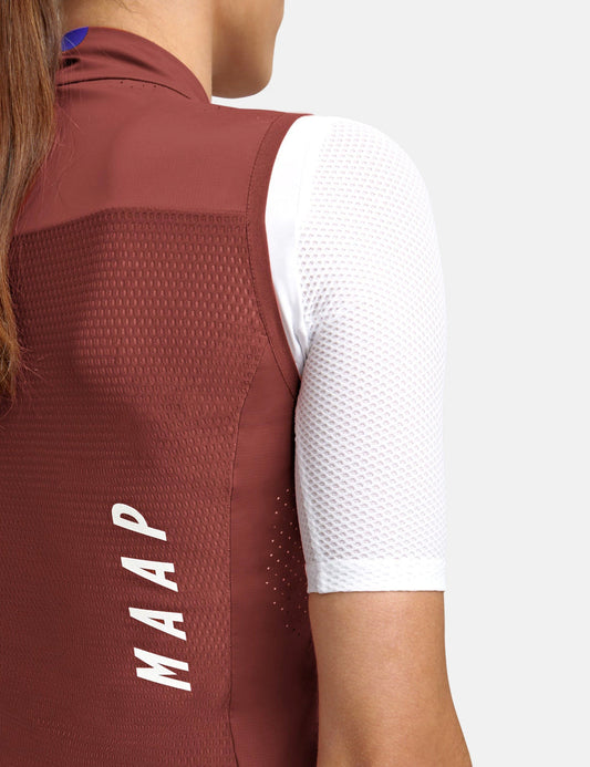 Gilet équipe femme Draft – Rouge henné