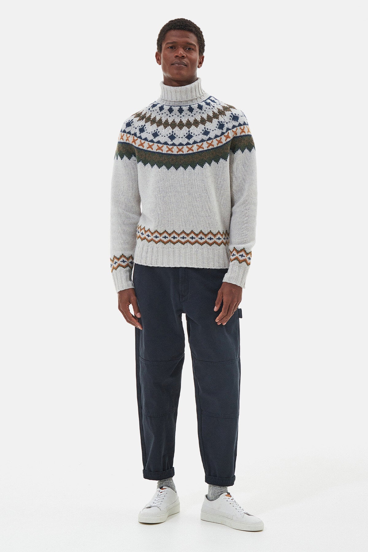 Roose Roll-Neck Jumper - WHISPER WHITE