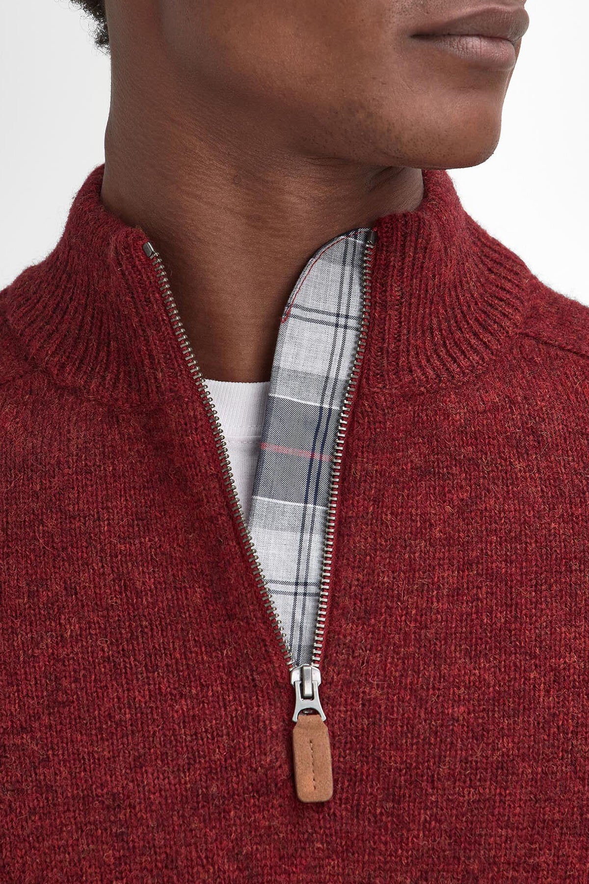 Talder Half-Zip Jumper - HIGHLAND RED