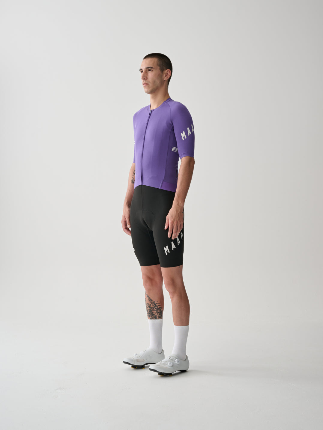 Apex Aeon Bib Short - Black White