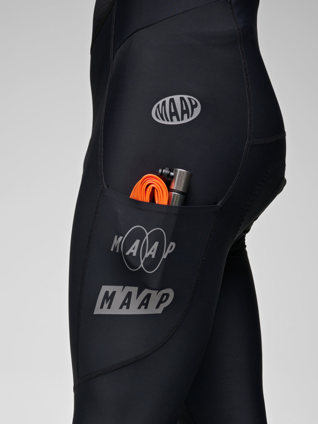 Drome Team Bib Evo Cargo Tights - Black