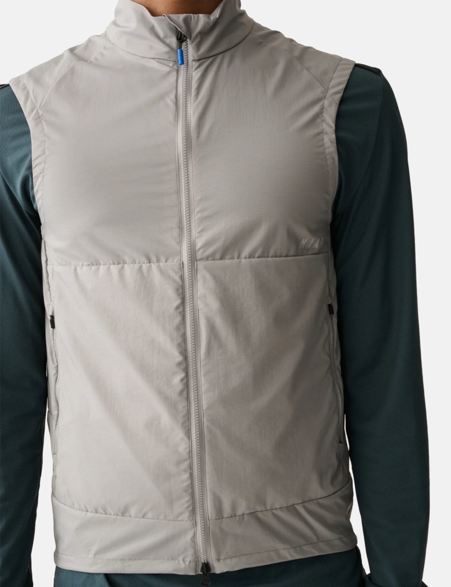 Alt_Road Wind Vest - Zinc