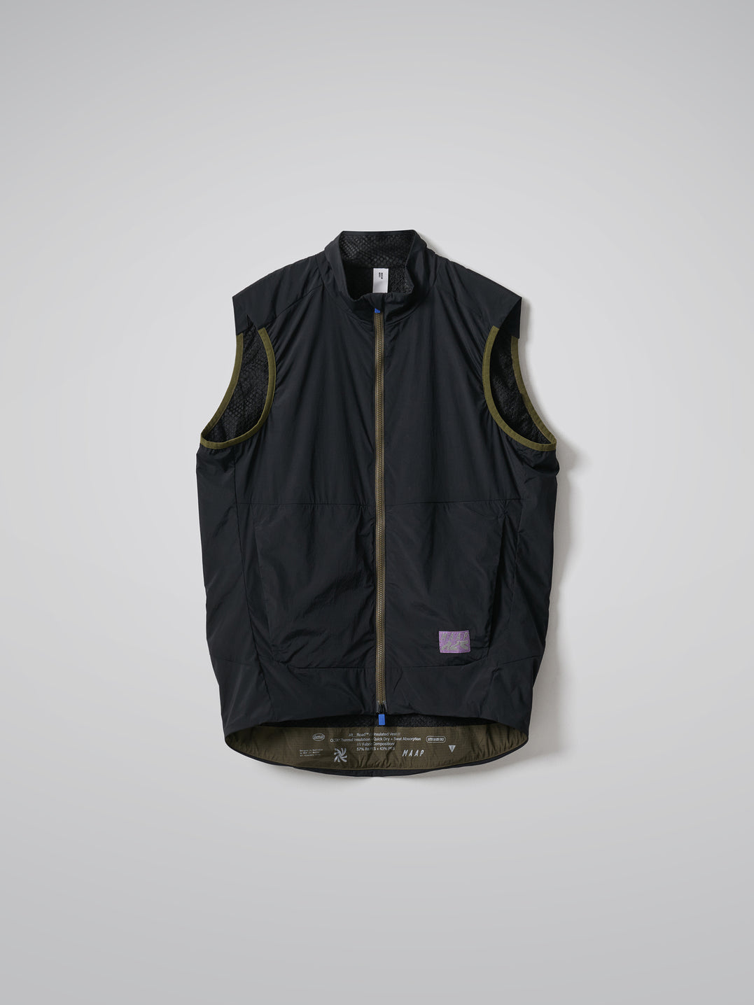 Alt_Road Insulated Vest - Black/Black