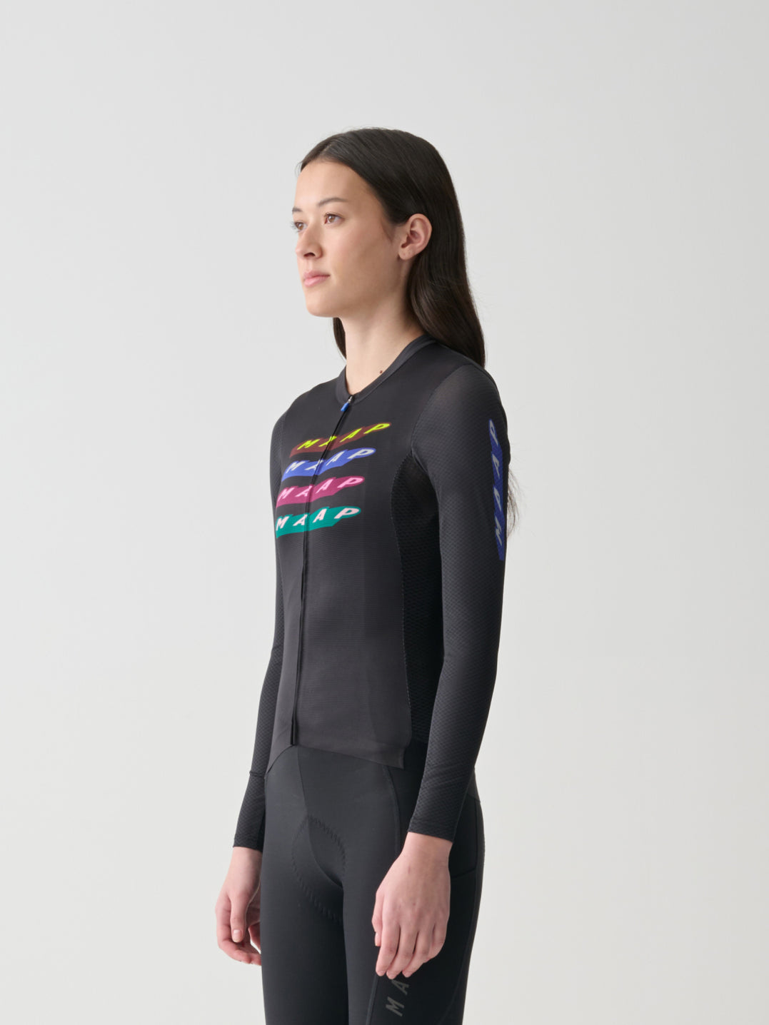 Women's Evade X Pro Air LS Jersey 2.0 - Black