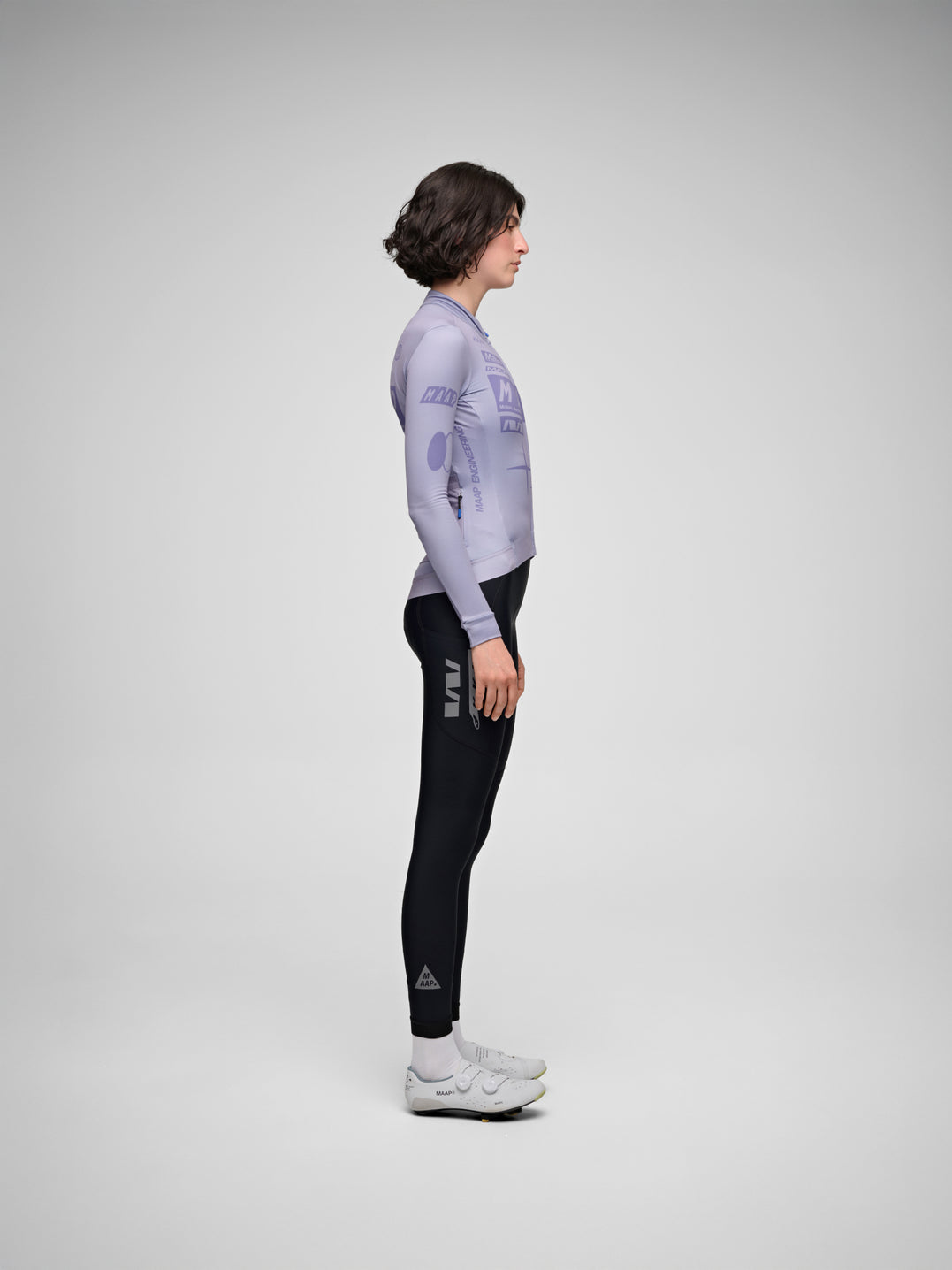 Women's Drome Thermal LS Jersey - Silver Bullet