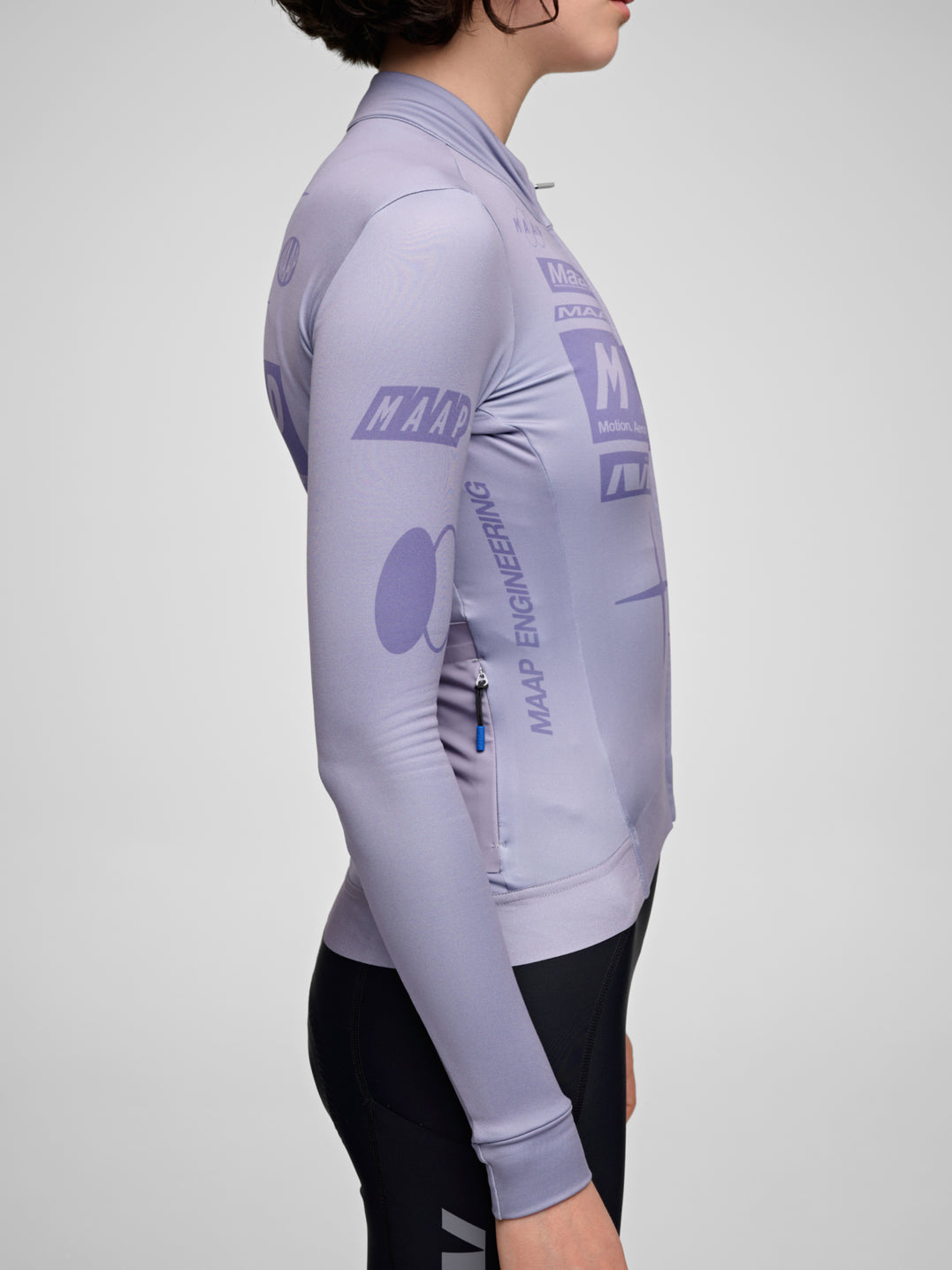 Women's Drome Thermal LS Jersey - Silver Bullet