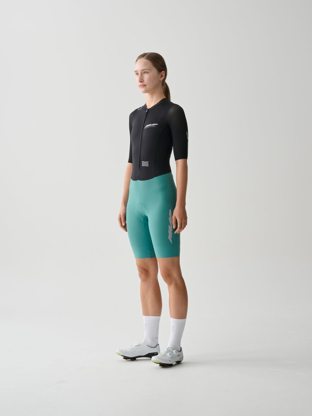Women's Eclipse Pro Race Suit - Black/Deep Lagoon