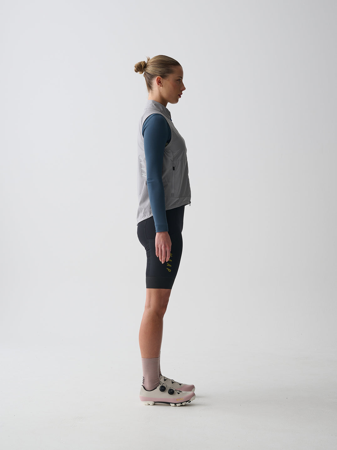 Women's Alt_Road Wind Vest - Zinc