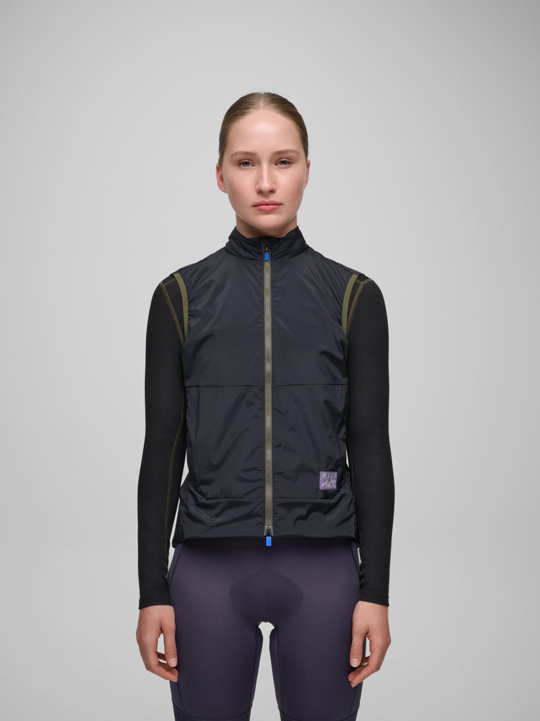 Women's Alt_Road Insulated Vest - Black/Black