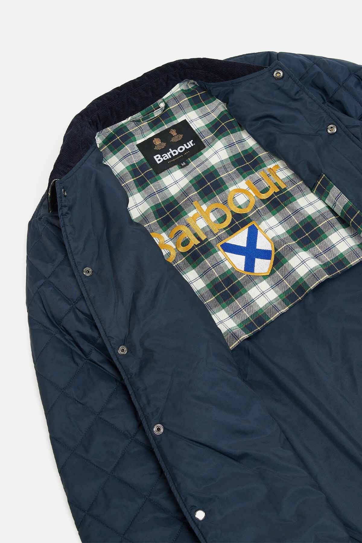 Crested Herron Quilted Jacket - NAVY/SUMMER IVY
