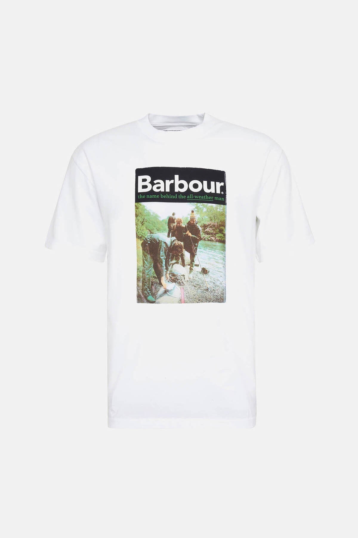 All Weather Oversized Graphic T-Shirt - WHITE