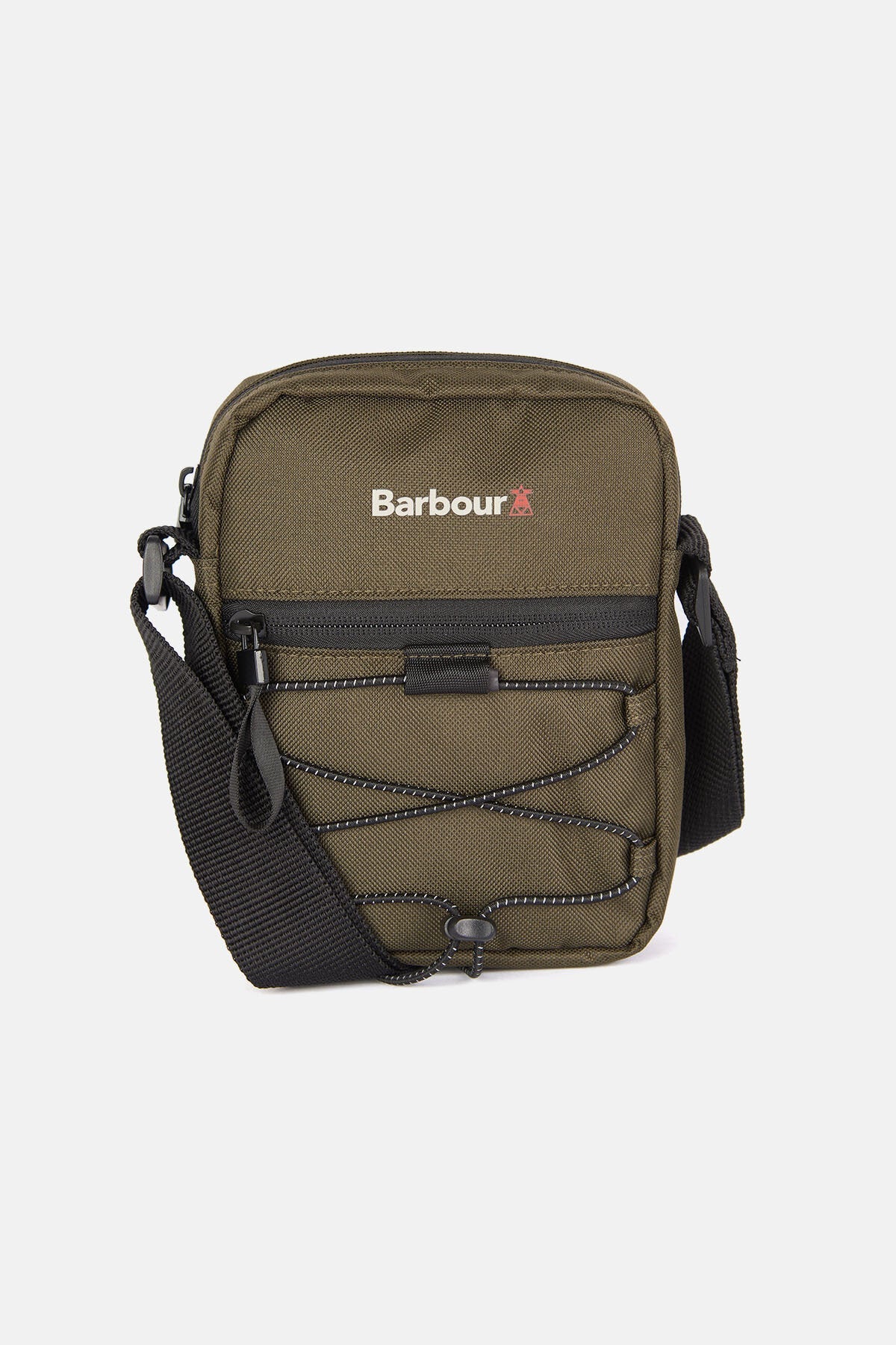 Arwin Canvas Crossbody Bag - OLIVE/BLACK