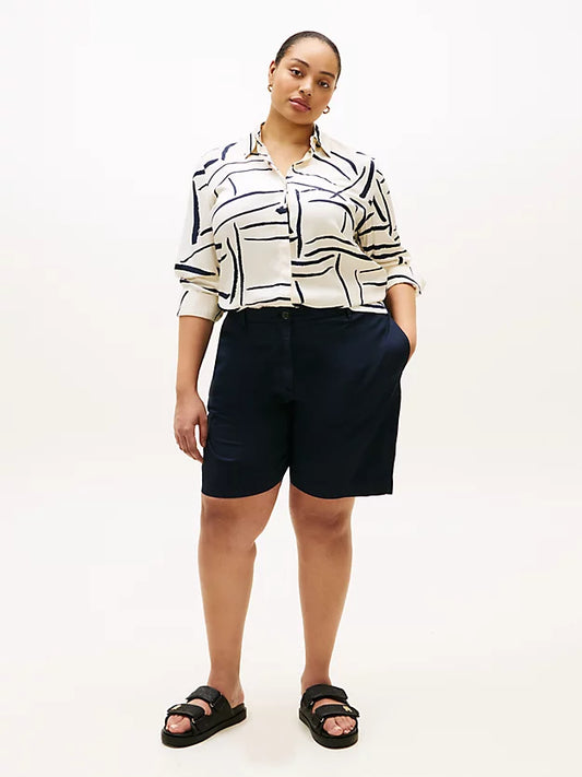 Curve Washed Slim Chino Shorts