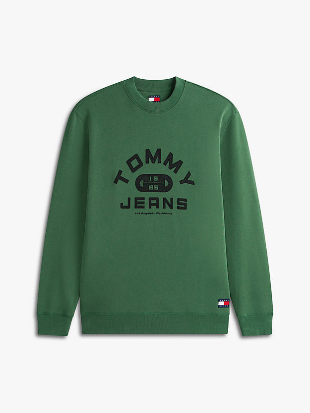 Graphic Terry Crew Neck Sweatshirt