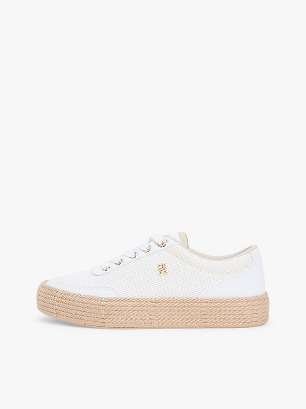 Monogram Canvas Rope Platform Trainers