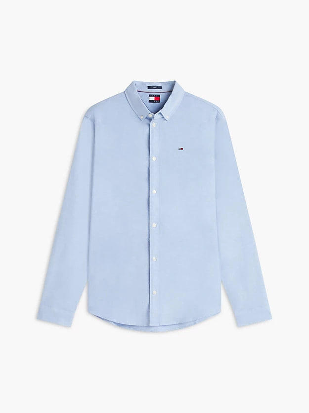 Stretch Oxford Cotton Slim Fit Shirt