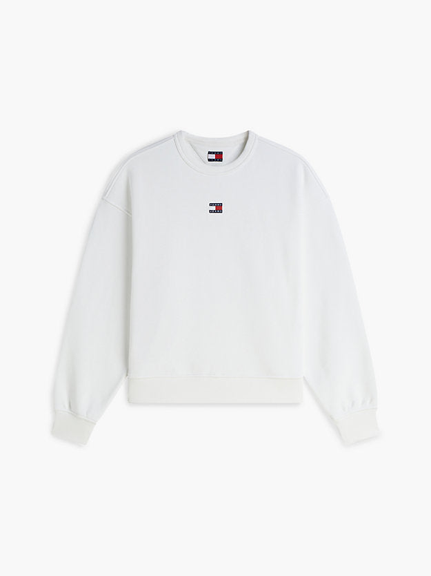 Badge Boxy Fleece Sweatshirt