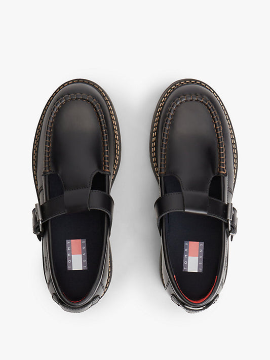 Archive Leather Cleat T-Bar Shoes