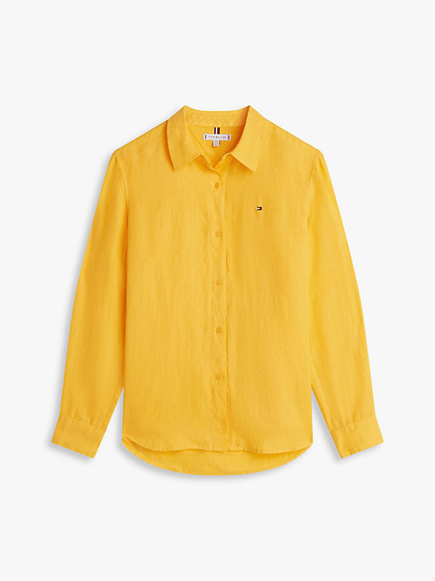 Relaxed Fit Pure Linen Shirt