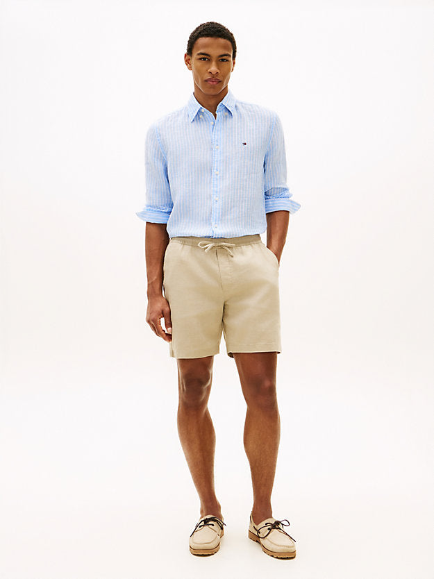 Dover Linen Blend Regular Fit Chino Shorts