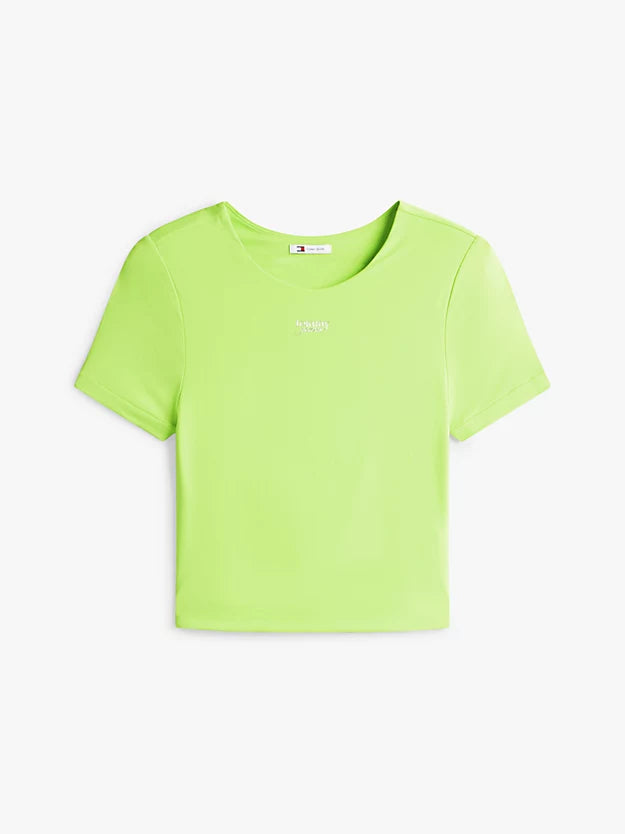 Athleisure Metal Logo Slim T-Shirt