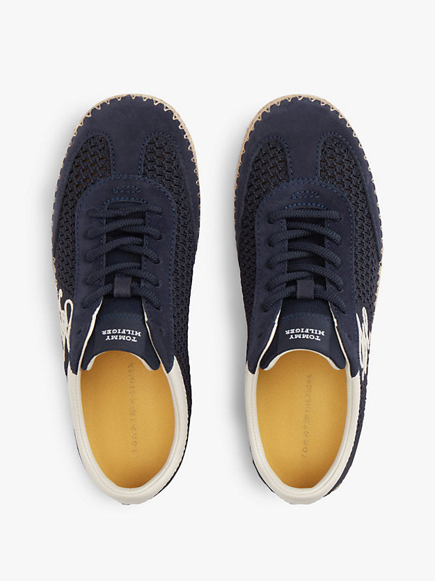 Logo Rope Midsole Knit Trainers