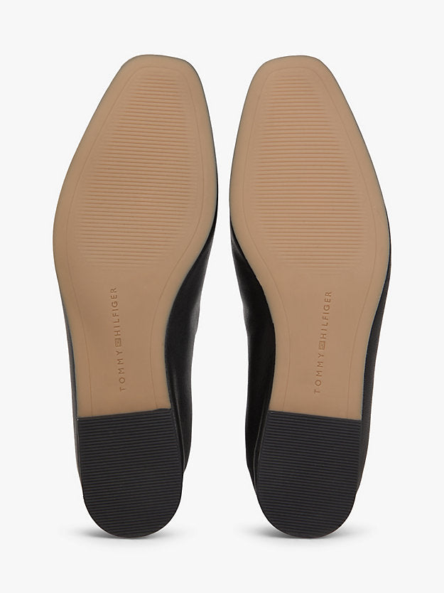 Leather Elasticated Strap Ballerinas