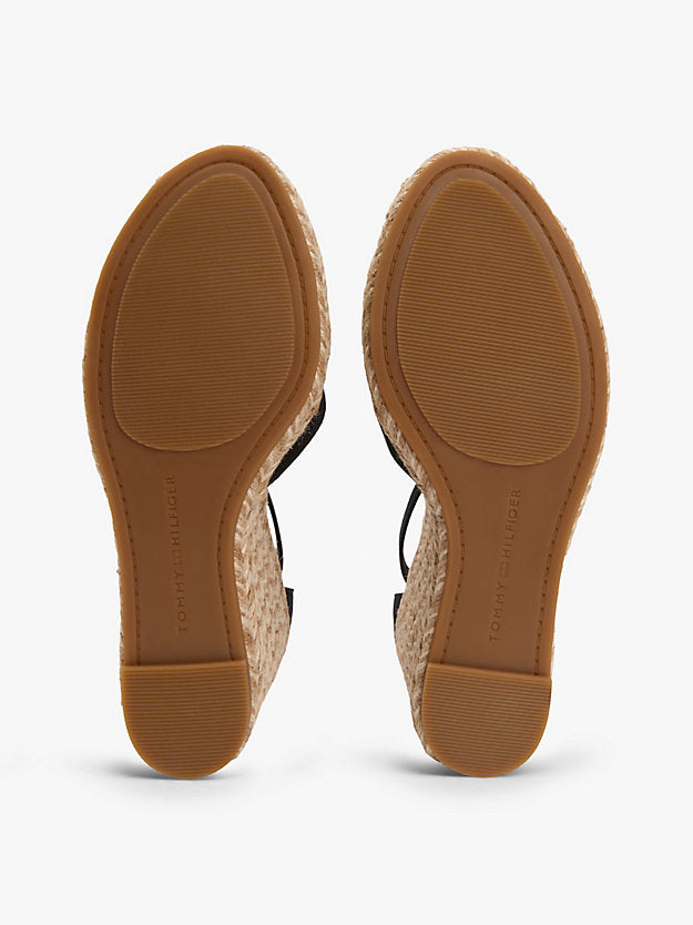 Canvas High Wedge Espadrilles